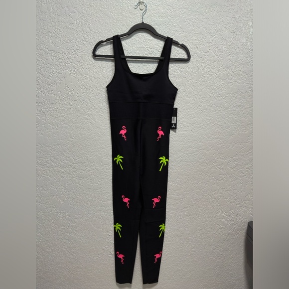 NWT Ultracor Active Jumpsuit- Size M- Color: black green pink